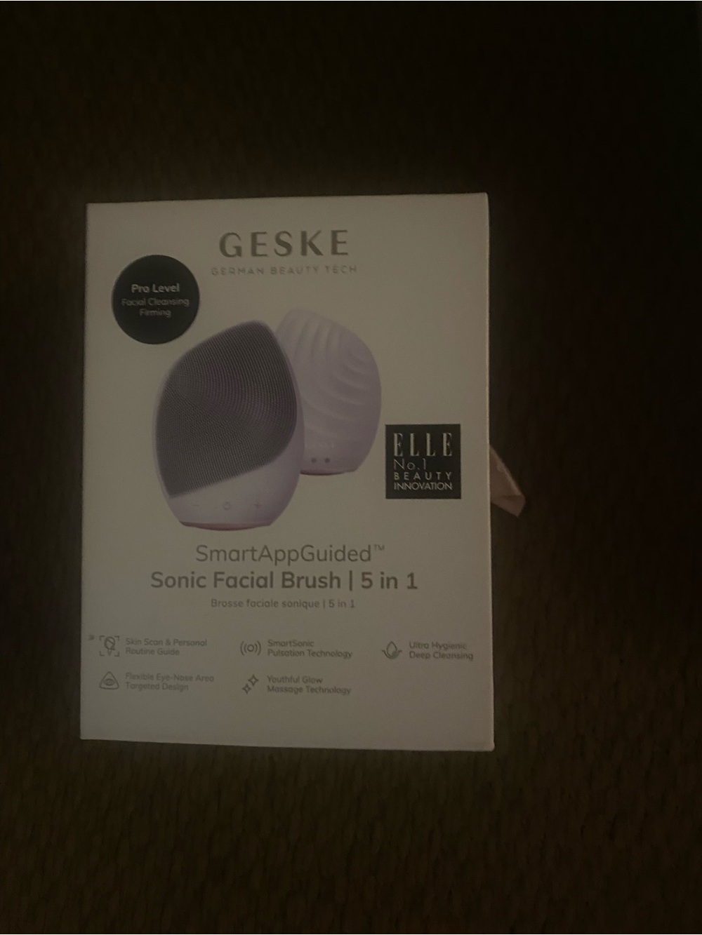 New Geske SmartAppGuided Sonic Facial Brush – Lavender